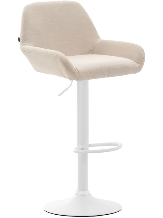 Barkruk Braga stof, crème