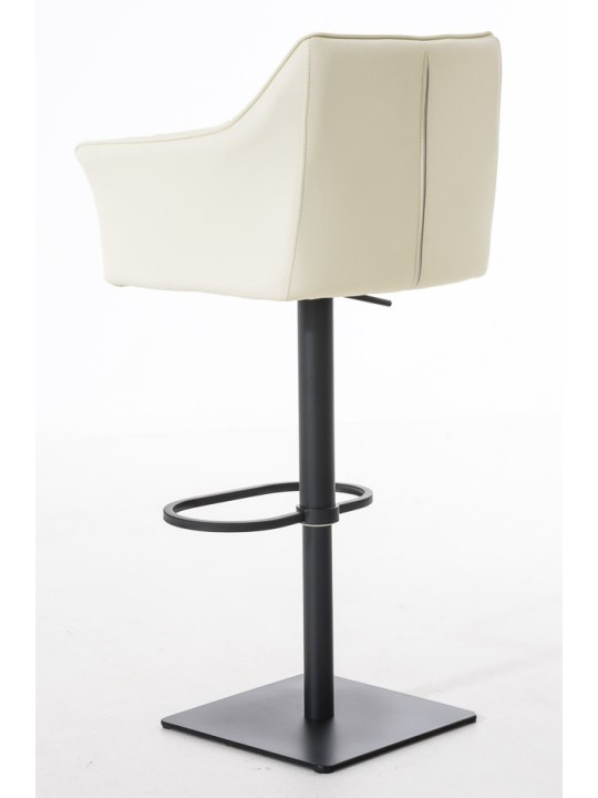 Set van 2 barkrukken Damaso kunstleer, crème