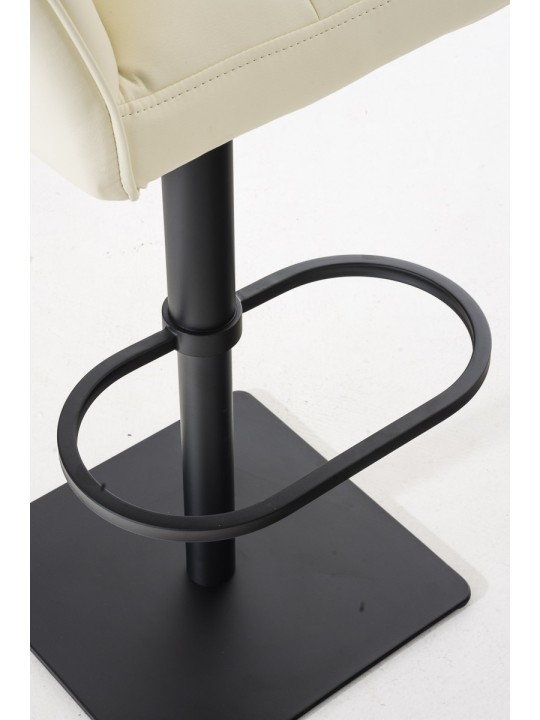 Set van 2 barkrukken Damaso kunstleer, crème