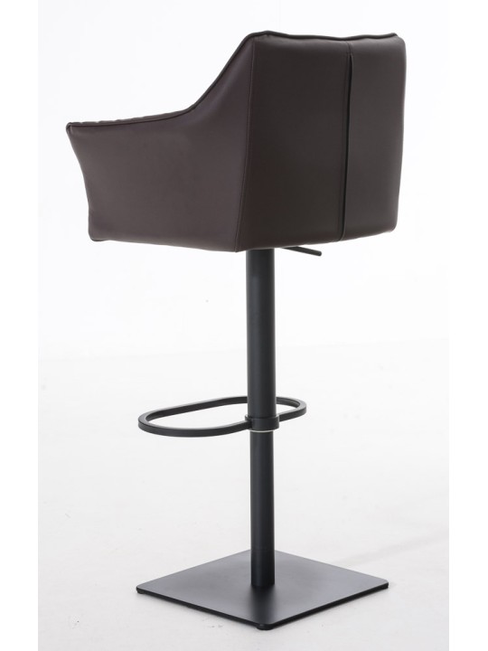 Set van 2 barkrukken Damaso kunstleer, bruin