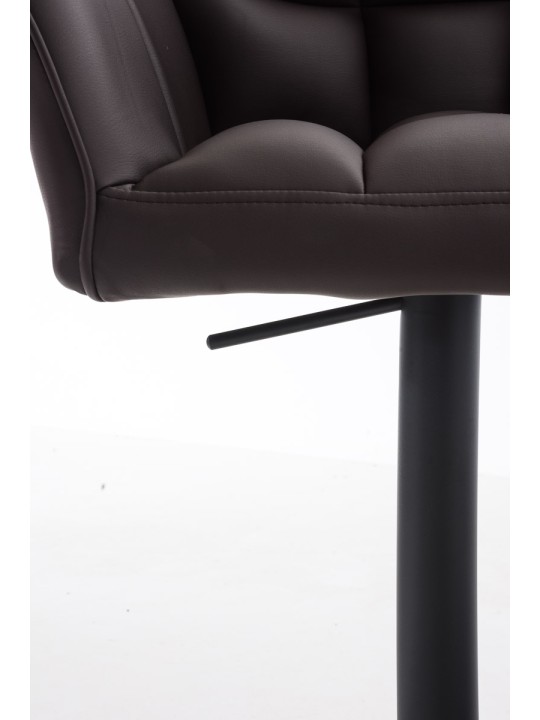 Set van 2 barkrukken Damaso kunstleer, bruin