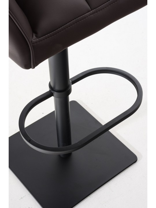 Set van 2 barkrukken Damaso kunstleer, bruin