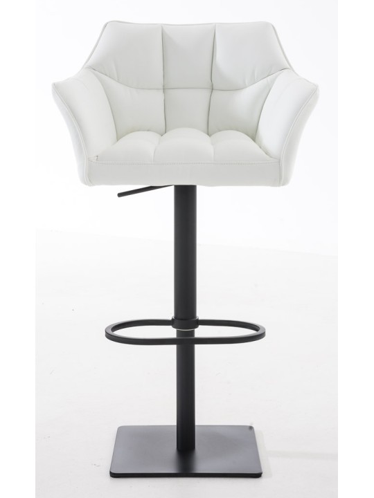 Set van 2 barkrukken Damaso kunstleer, wit