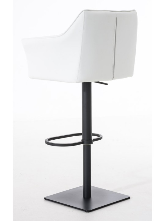 Set van 2 barkrukken Damaso kunstleer, wit