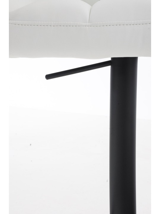 Set van 2 barkrukken Damaso kunstleer, wit