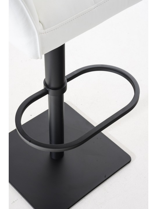 Set van 2 barkrukken Damaso kunstleer, wit