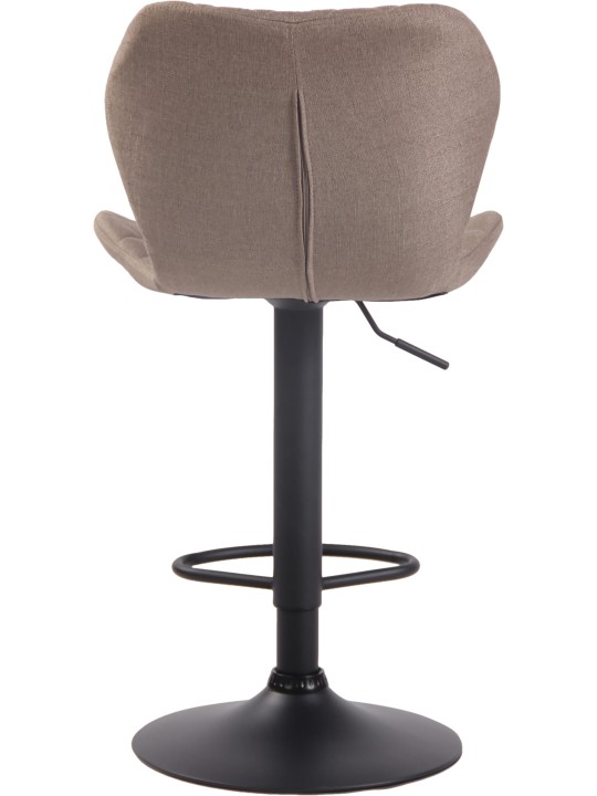 Set van 2 barkrukken kurkstof, taupe