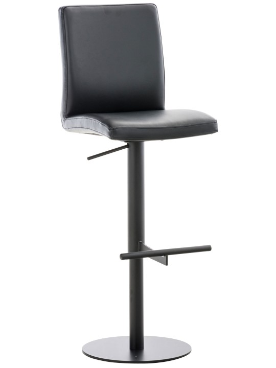 Set van 2 barkrukken Cadiz kunstleer, zwart