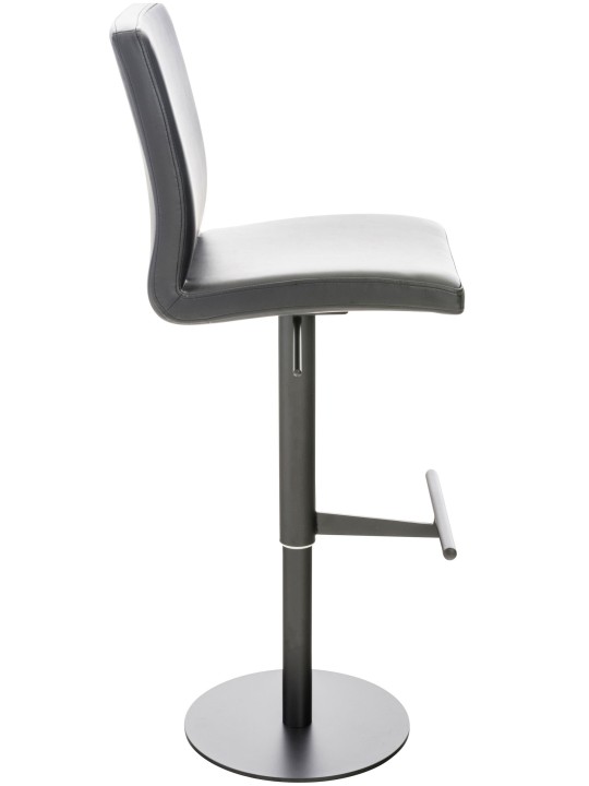 Set van 2 barkrukken Cadiz kunstleer, zwart