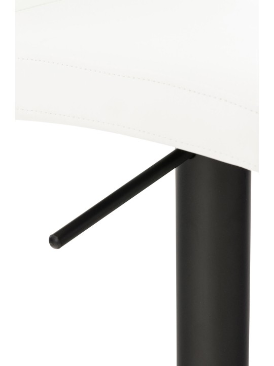 Set van 2 barkrukken Cadiz kunstleer, wit