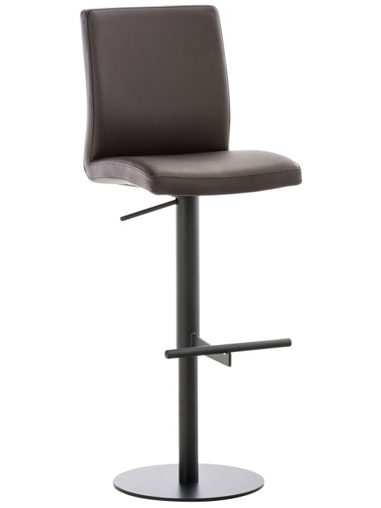 Set van 2 barkrukken Cadiz kunstleer, bruin