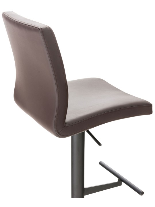 Set van 2 barkrukken Cadiz kunstleer, bruin