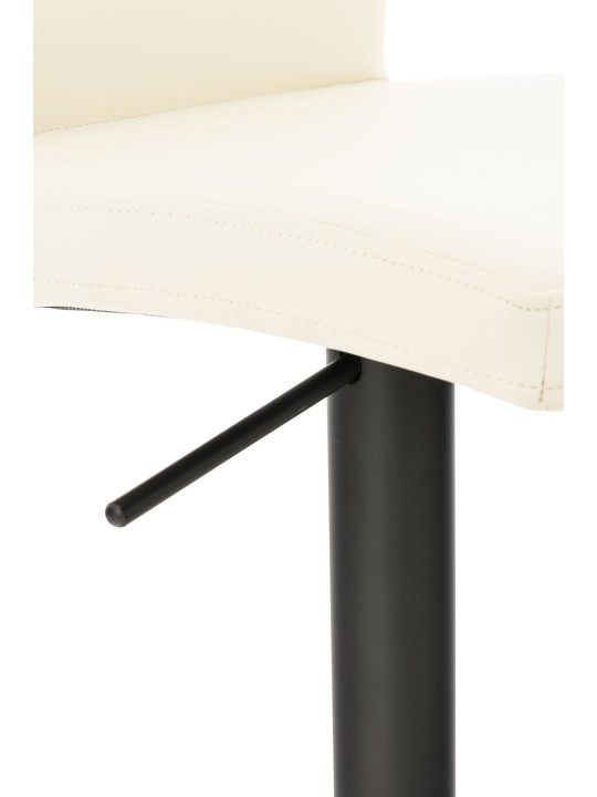 Set van 2 barkrukken Cadiz kunstleer, crème