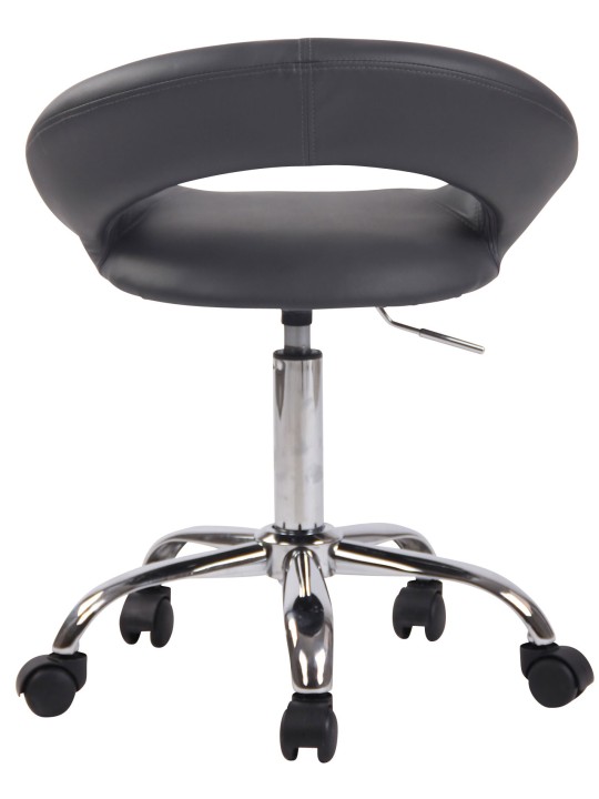 Werkkruk Olinda kunstleer, grijs Werkkruk Olinda kunstleer, grijs