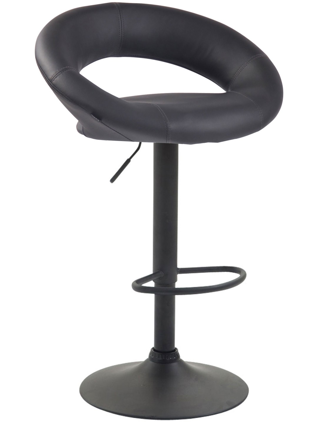 Barkruk Olinda kunstleer, grijs