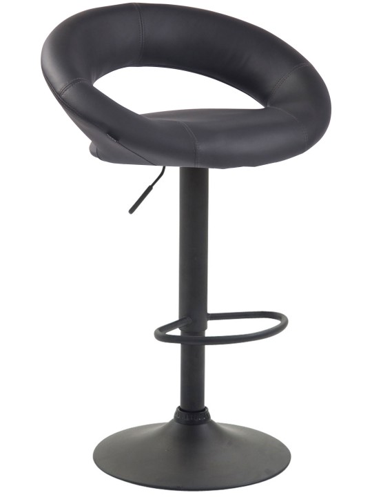 Barkruk Olinda kunstleer, grijs