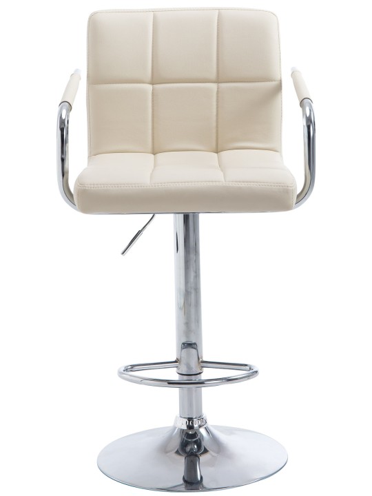 Set van 2 barkrukken Lucy V2 chroom, crème