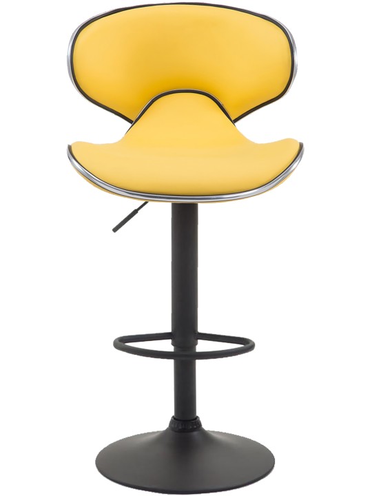 Set van 2 barkrukken Las Vegas V2 kunstleer, geel