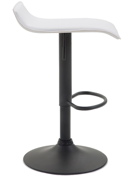 Set van 2 barkrukken Dyn V2 kunstleer, wit