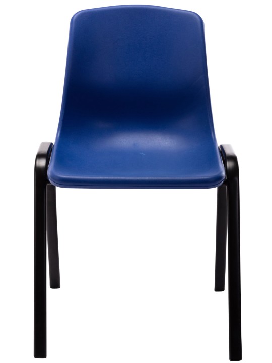 Set van 4 stapelstoelen Nowra kunststof, blauw Set van 4 stapelstoelen Nowra kunststof, blauw