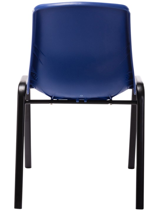Set van 4 stapelstoelen Nowra kunststof, blauw Set van 4 stapelstoelen Nowra kunststof, blauw
