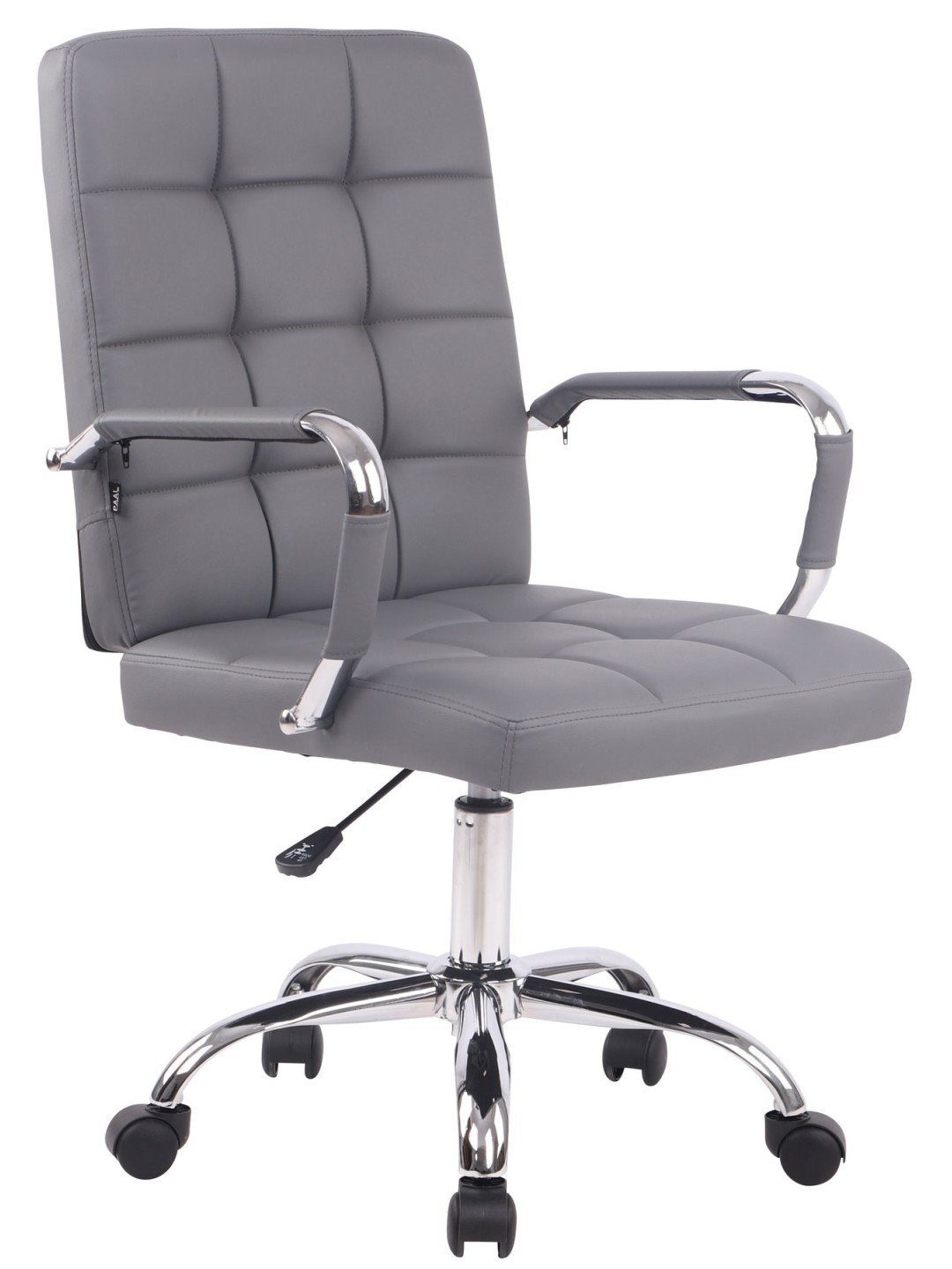 Bureaustoel Deli PRO kunstleer, grijs