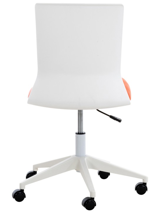 Bureaustoel Apolda kunstleer, oranje