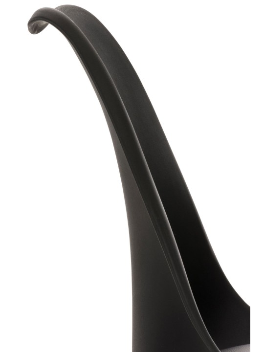 Set van 4 stoelen Linares, zwart