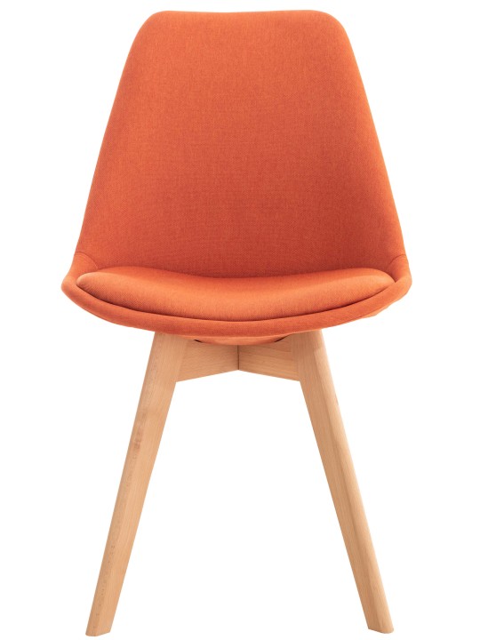 Set van 4 stoelen Linares stof, oranje