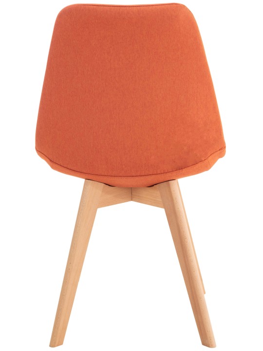 Set van 4 stoelen Linares stof, oranje