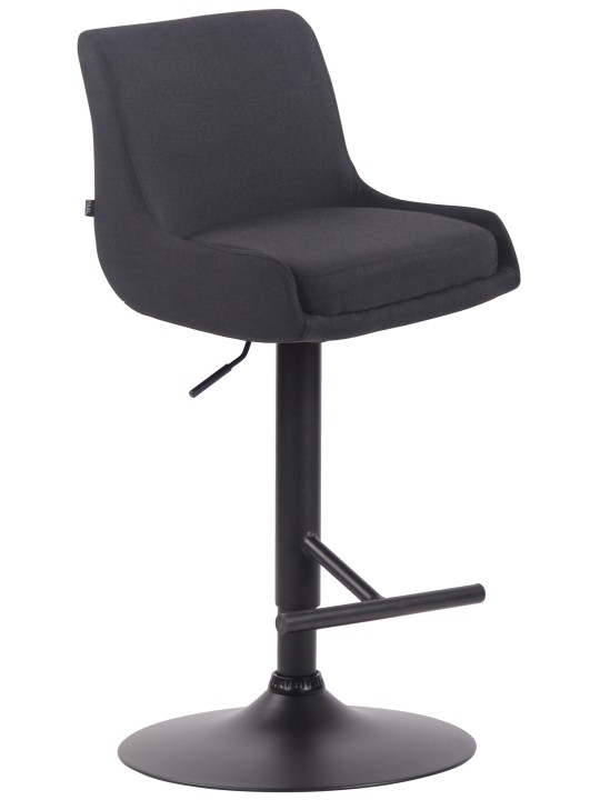 Barkruk clubstof, zwart Barkruk clubstof, zwart