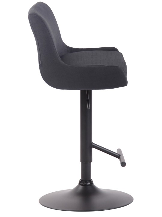 Barkruk clubstof, zwart Barkruk clubstof, zwart