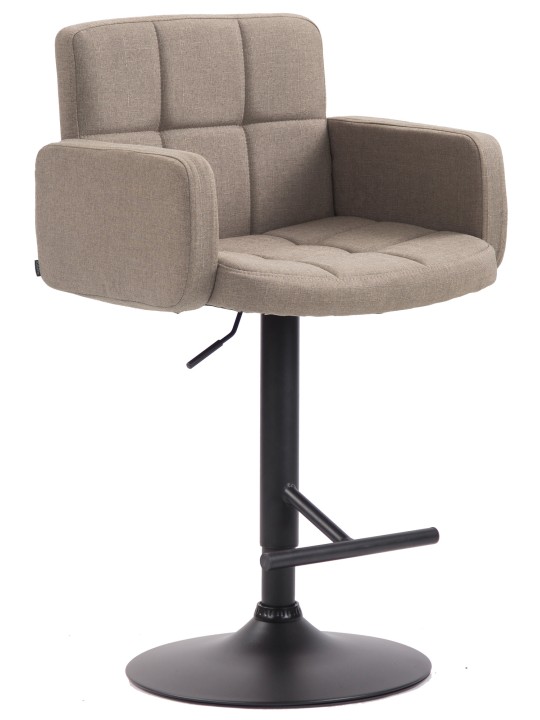 Barkruk Los Angeles, stof, taupe