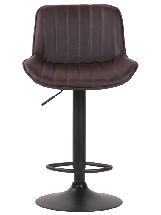 Barkruk Lentini kunstleer, bruin