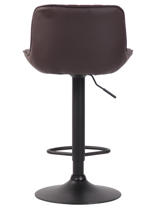 Barkruk Lentini kunstleer, bruin