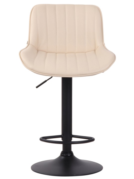 Barkruk Lentini kunstleer, crème