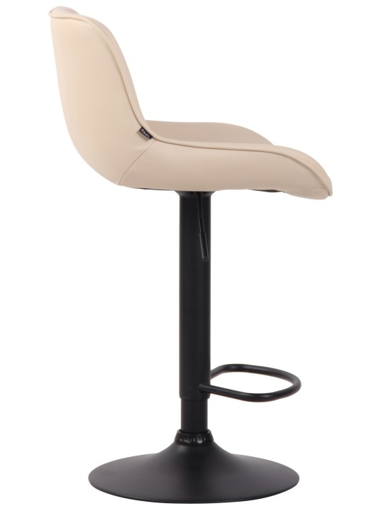 Barkruk Lentini kunstleer, crème