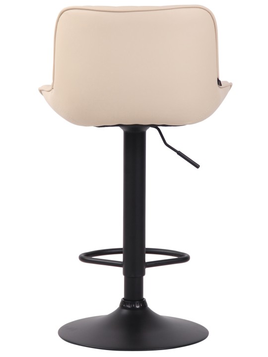 Barkruk Lentini kunstleer, crème