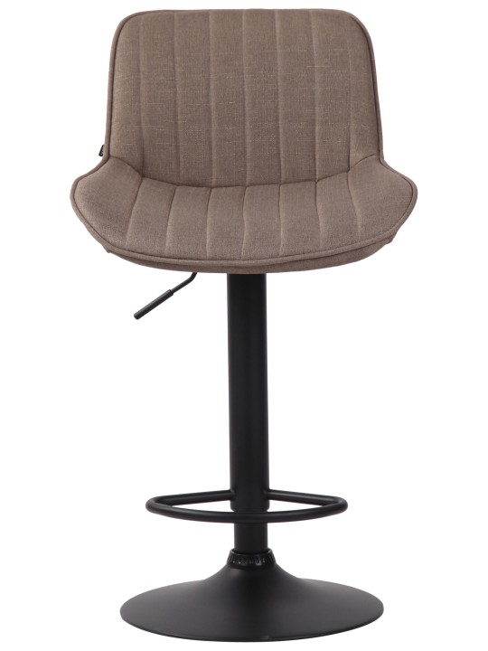 Barkruk Lentini stof, taupe