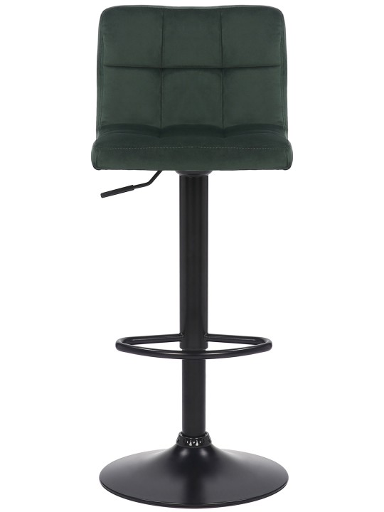 Set van 2 barkrukken Feni fluweel, groen