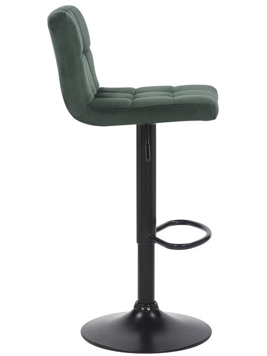 Set van 2 barkrukken Feni fluweel, groen