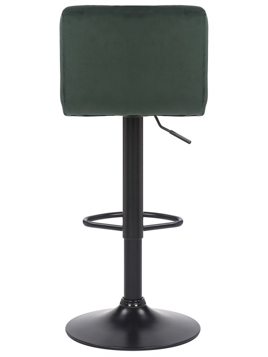 Set van 2 barkrukken Feni fluweel, groen