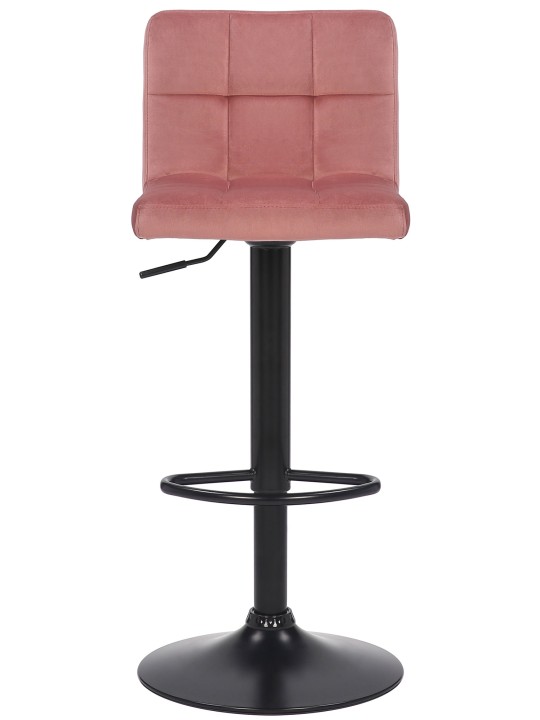 Set van 2 barkrukken Feni fluweel, roze