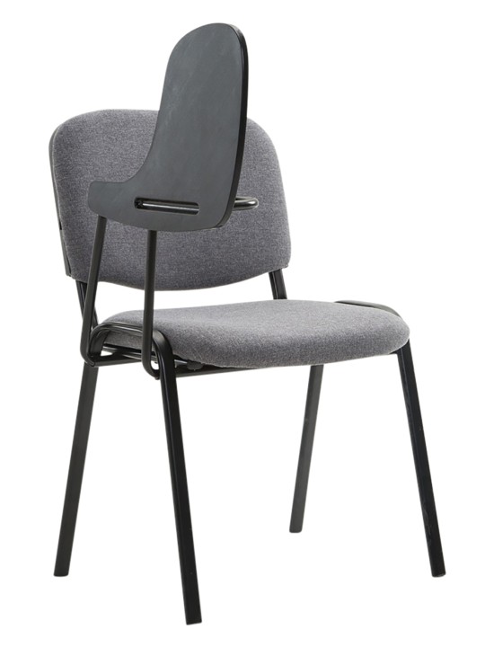 Set van 4 Ken stoelen met klaptafel stof, grijs Set van 4 Ken stoelen met klaptafel stof, grijs