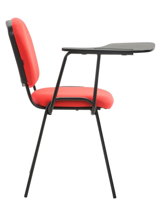 Set van 4 Ken stoelen met klaptafel stof, rood Set van 4 Ken stoelen met klaptafel stof, rood