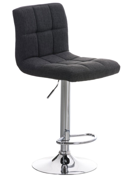 Set van 2 barkrukken Peru FABRIC C, donkergrijs