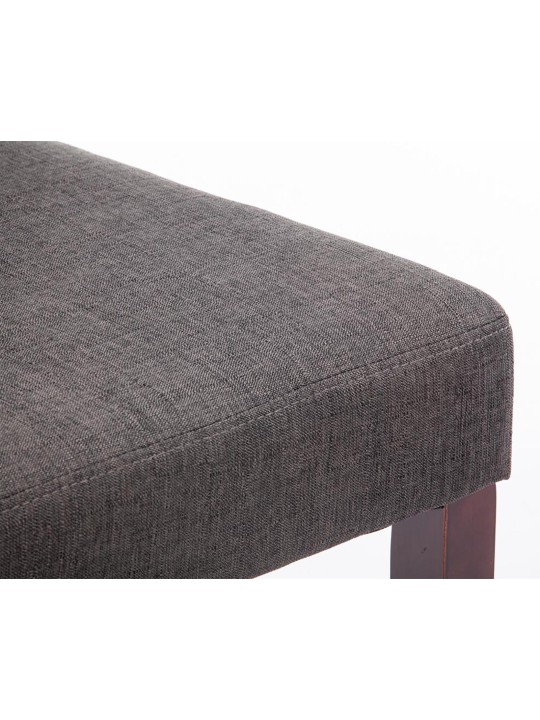 Eetkamerstoel Ina stof cappuccino, donkergrijs Eetkamerstoel Ina stof cappuccino, donkergrijs