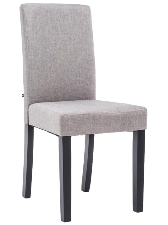 Eetkamerstoel Ina stof, lichtgrijs Eetkamerstoel Ina stof, lichtgrijs