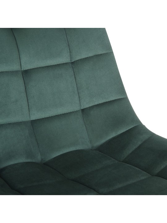 Bureaustoel Medford fluweel, groen