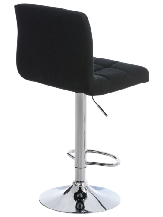 Set van 2 barkrukken Peru FABRIC C, zwart